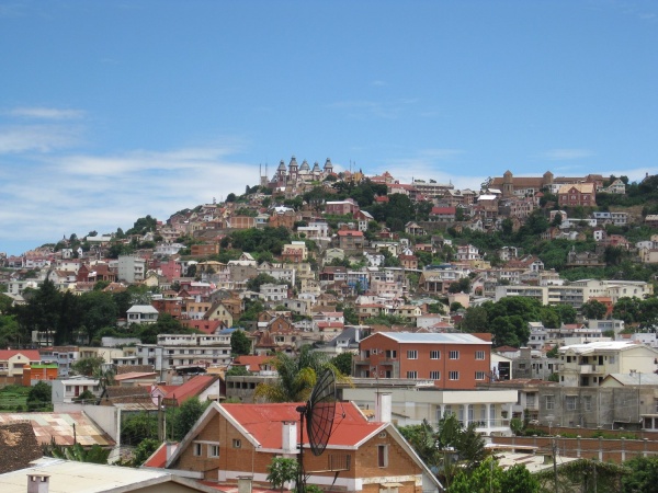 Garden stairs, Antaninarenina Antananarivo : a top-down piece